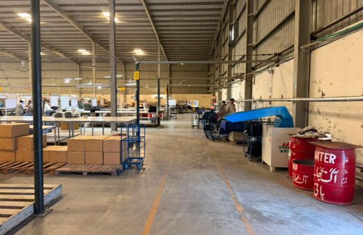 Prime loctation 60000 sq.ft Covered area ware house 35 ft hight